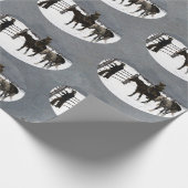 De val van de cowboy 1895 Frederic Remington Cadeaupapier (Hoek)