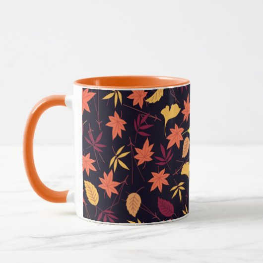 De val van de herfst - mooie Seizoen - Mok (Links)