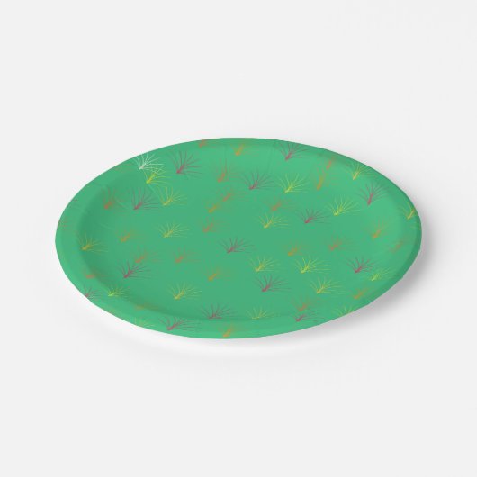 De val van de herfst papieren bordje (Gekanteld)