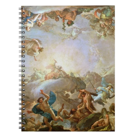 De val van de reuzen die Olympus belegeren, 1764 ( Notitieboek (Voorkant)