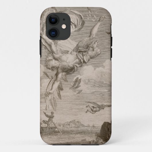 De val van Icarus, 1731 (gravure) Case-Mate iPhone Case (Achterkant)