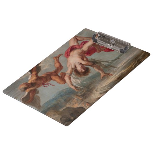 De val van Icarus (door Jacob Peter Gowy) Klembord (Gekanteld)