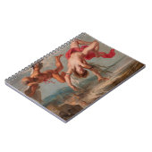 De val van Icarus (door Jacob Peter Gowy) Notitieboek (Linkerzijde)