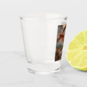 De val van Icarus (door Jacob Peter Gowy) Shot Glas (Links)