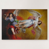 De val van Lucifer door Antonio Maria Esquivel Legpuzzel (Horizontaal)