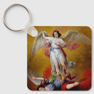 De val van Lucifer door Antonio Maria Esquivel  Sleutelhanger