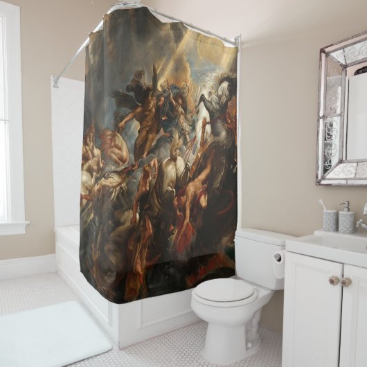 De val van Phaeton Douchegordijn (In situ)