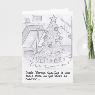 De Val van weinig Konijnenveld Feestdagen Kaart