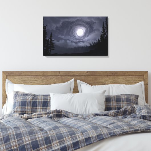 De Vale van Selene Canvas Afdruk (Insitu (Slaapkamer))