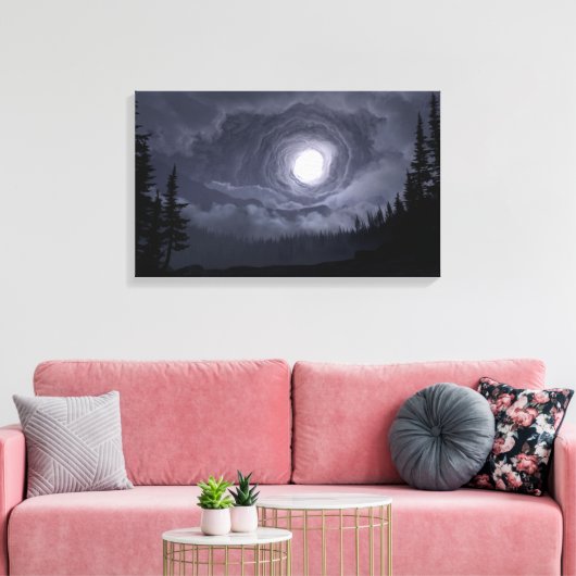 De Vale van Selene Canvas Afdruk (Insitu (Woonkamer))