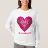 De Valentijn harten T-shirt (Voorkant)