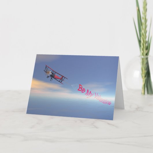 De valentijn van de Banner van de hemel Feestdagen Kaart (Voorkant)