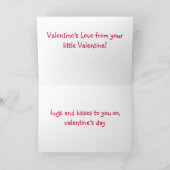 De valentijnkaart van grootouders feestdagen kaart (Binnen)