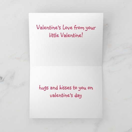 De valentijnkaart van grootouders feestdagen kaart (Binnen)