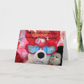 De valentijnkaart van grootouders feestdagen kaart (Voorkant)