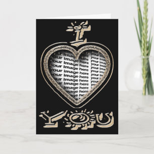 De Valentijnsdag "I houdt van u" - Kaart