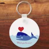 De Valentijnsdag Keychain van de walvis (Voorkant)