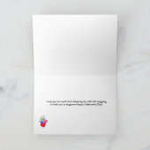 De Valentijnsdag van Bichon Feestdagen Kaart (Binnen)