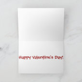 De Valentijnsdag van de Brief van de Liefde van Feestdagen Kaart (Binnen)