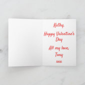 De Valentijnsdag van de Harten van Chihuahua Feestdagen Kaart (Binnen)