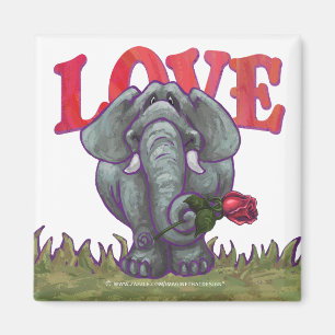 De Valentijnsdag van de olifant Magneet