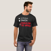 De Valentijnsdag van de Samenvatting van de Samenh T-shirt (Voorkant volledig)
