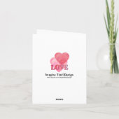 De Valentijnsdag van de tijger Feestdagen Kaart (Achterkant)