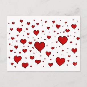 De Valentijnsdag van harten Feestdagenkaart