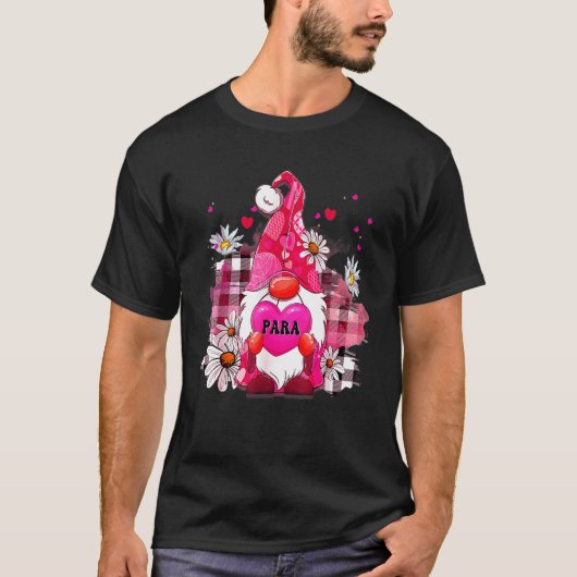 De Valentijnsdag van Para Gnome T-shirt (Voorkant)