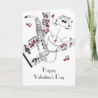 De Valentijnsdag van Saxy Feestdagen Kaart
