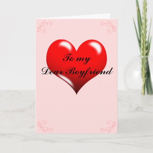 De Valentijnse Kaart "aan van Mijn Beste Vriend" (Voorkant)