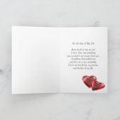 De Valentijnse kaart van de partner van het liefhe (Binnen)