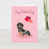 De Valentijnse Kaart van de tekkel - doxie liefde (Voorkant)