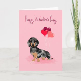 De Valentijnse Kaart van de tekkel - doxie liefde