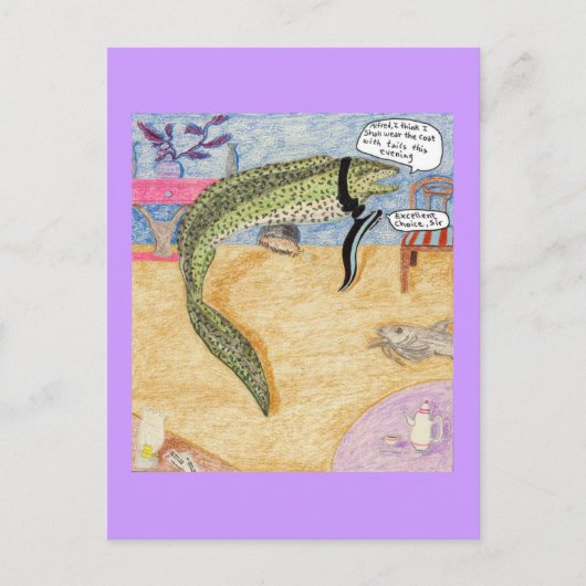 De valet briefkaart (Voorkant)