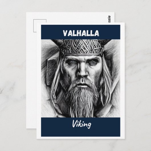 De Valhalla Viking Briefkaart (Voorkant / Achterkant)