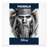 De Valhalla Viking Foto Afdruk (Voorkant)