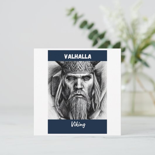 De Valhalla Viking Kaart (Staand voorkant)