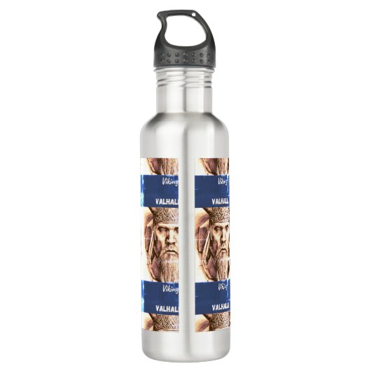 De Valhalla Viking Waterfles (Achterkant)
