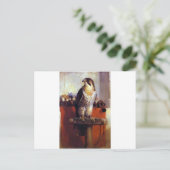 De valk door Edwin Henry Landseer Briefkaart (Staand voorkant)