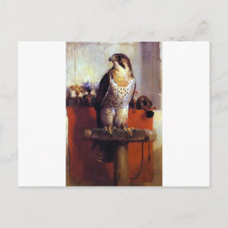 De valk door Edwin Henry Landseer Briefkaart