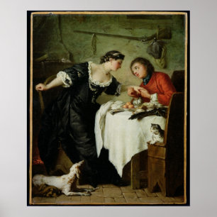 De valk, van de Fables of Fontaine Poster