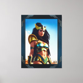 De valkkoningin van Rhinearion door Xzendor7 Canvas Afdruk