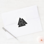 De Valknut Vierkante Sticker (Envelop)