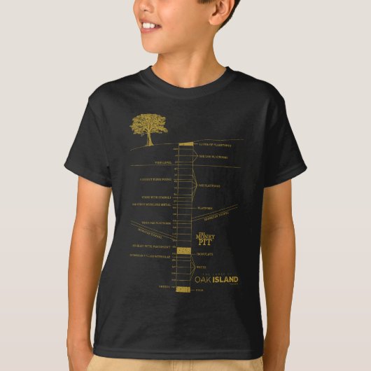 De valkuil van de eierstok op het eiland Oak T-shirt (Voorkant)