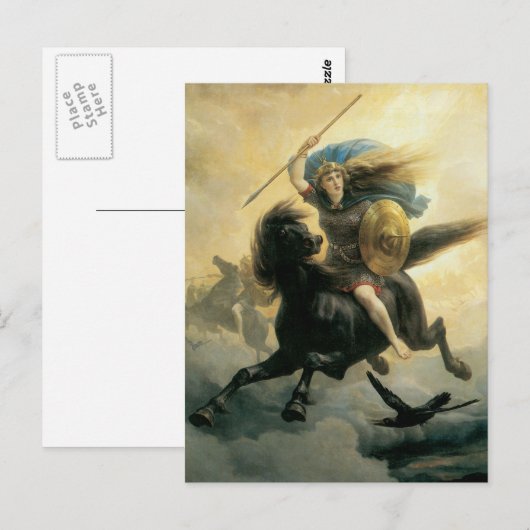 De Valkyrie, 1869 Briefkaart (Voorkant / Achterkant)