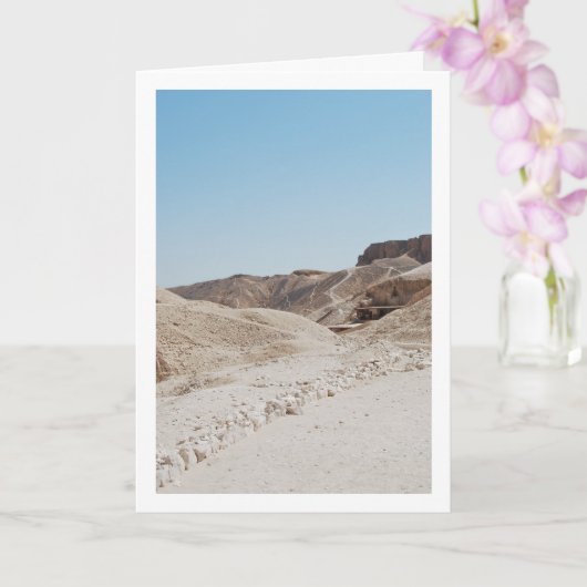 De Vallei der Koningen, Luxor, Egypte Kaart (Orchidee)