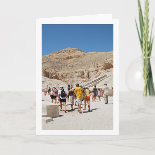 De Vallei der Koningen, Tour Groep, Egypte Kaart (Voorkant)