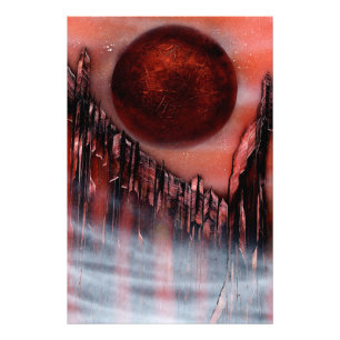 De vallei foto afdruk