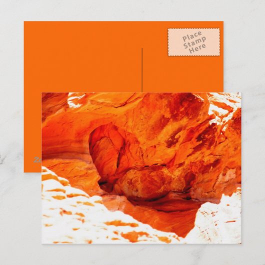 De vallei van Brand Briefkaart (Voorkant / Achterkant)